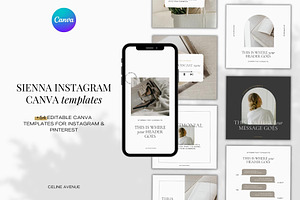 SIENNA Instagram Canva Template