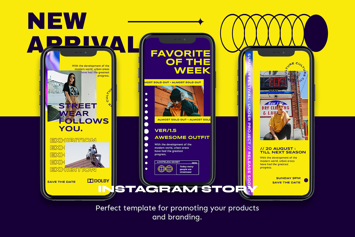 Nemeroa Instagram Template, a Social Media Template by Creatchees.std (Photo 4 of 5)
