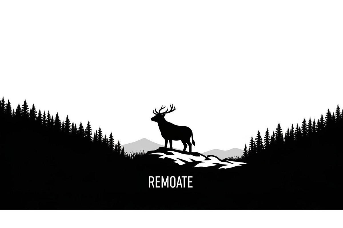 Mountain Pines Silhouette, a Graphic by hafijul (Photo 6 of 17)