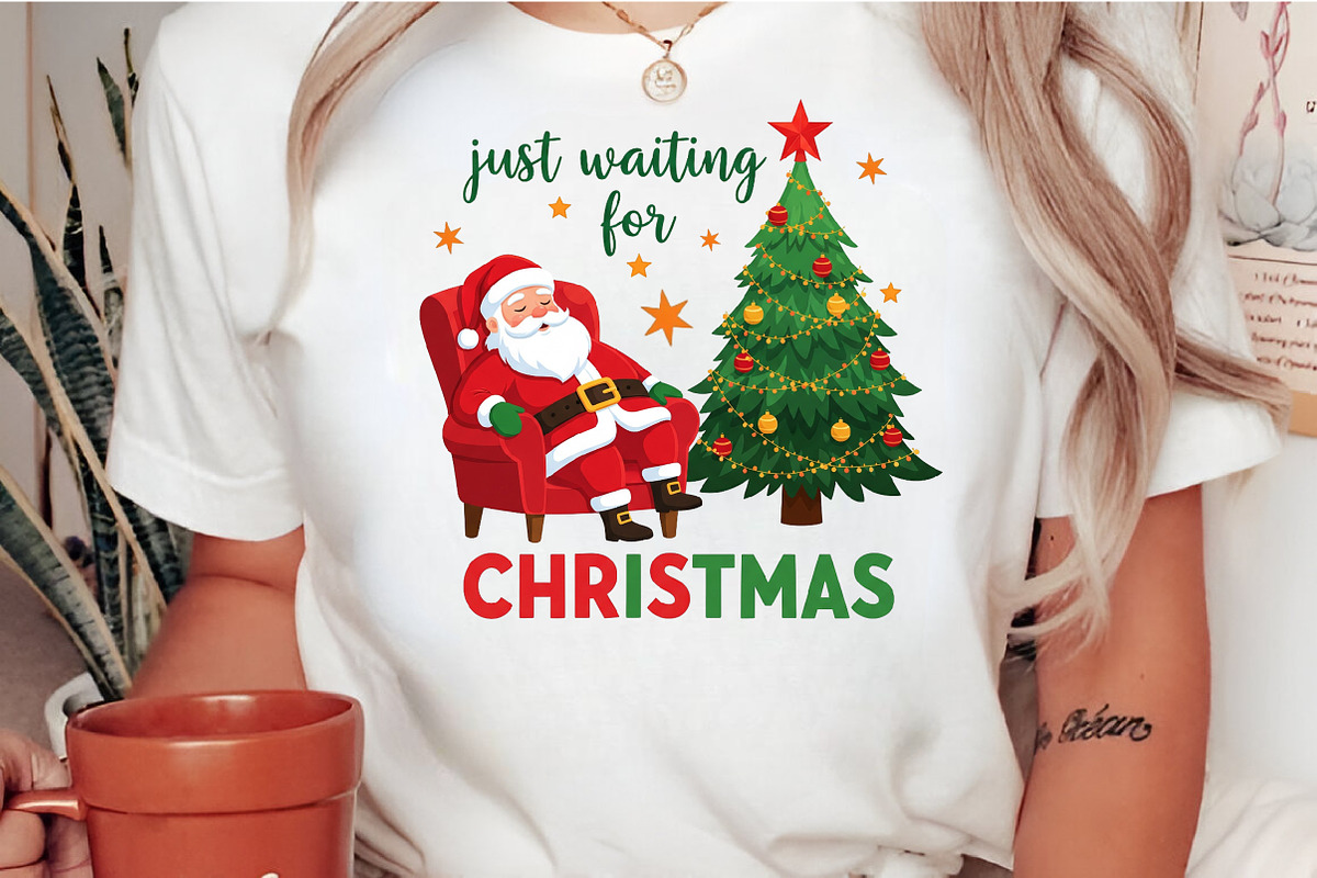 Funny Santa Christmas PNG, an Illustration by Craft Nest (Photo 2 of 6)