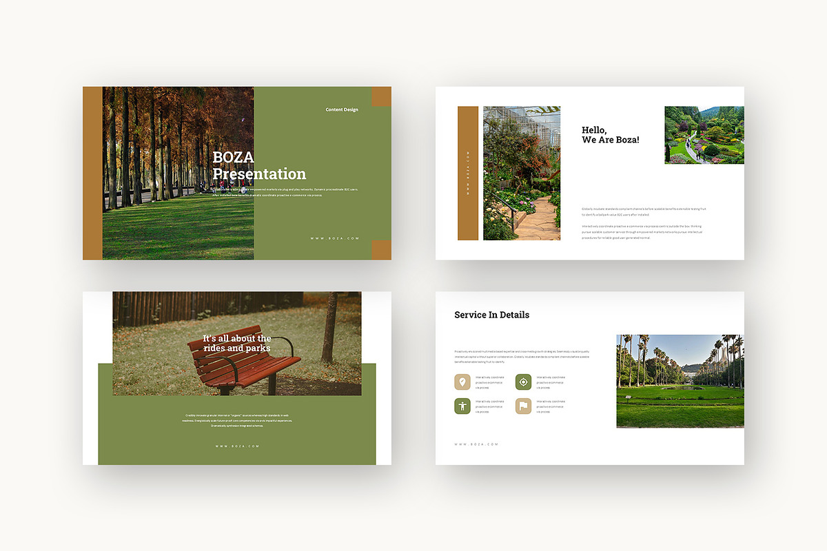 Boza : Garden Design Powerpoint, a Presentation Template by Punkl Camp (Photo 2 of 16)