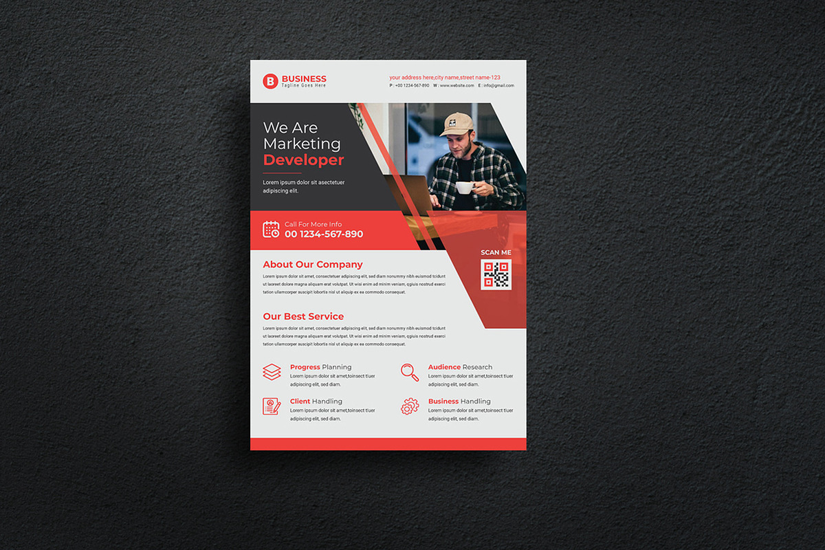 Business Flyer, a Stationery Template by creative-som (Photo 2 of 3)