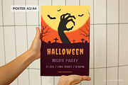 Halloween Poster Party Template, a Stationery Template by byCreativeTemplates (Thumbnail 2 of 5)