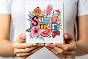 Summer Collage Vacation PNG, an Illustration by CraftArtStudio (Thumbnail 2 of 4)