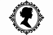 cameo silhouette designs bundle, an Illustration by jahid234 (Thumbnail 6 of 8)