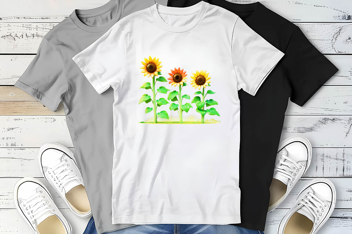 Sunflower Cartoon Character Sunflowe, an Illustration by Wow Magic (Photo 2 of 4)