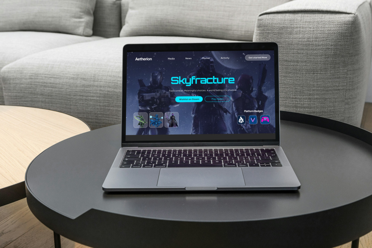 Aetherion - Indie Game Landing Page, a Landing Page Template by productype1 (Photo 5 of 5)