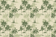 Green Palm Patterns Tropical Forest, a Decorative Illustration by Jeanna Draw (Thumbnail 13 of 14)