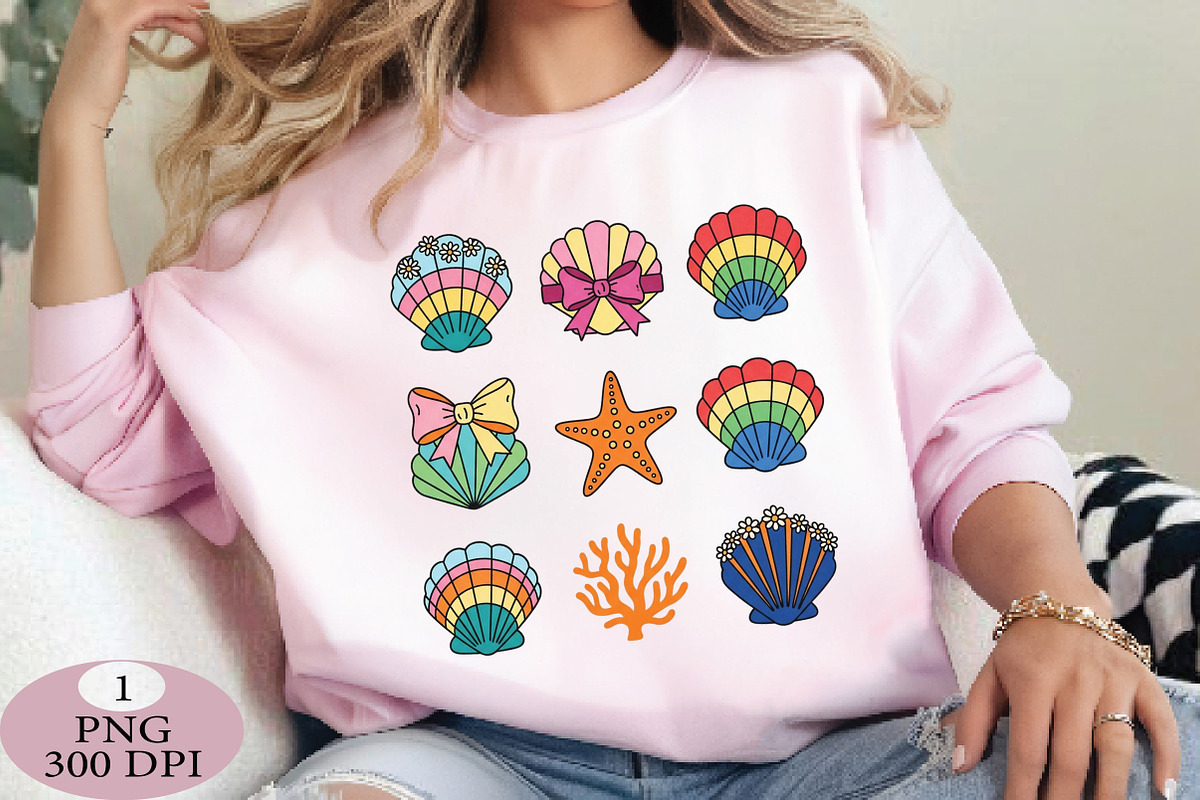 Floral Coquette Seashell PNG, an Illustration by Daily.Designs (Photo 4 of 5)