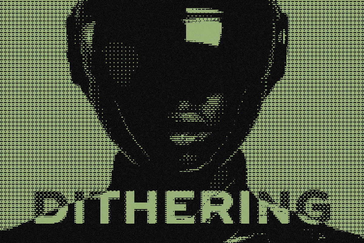Dither Bitmap Photo Effect, a Layer Style Add-On by Design Squad