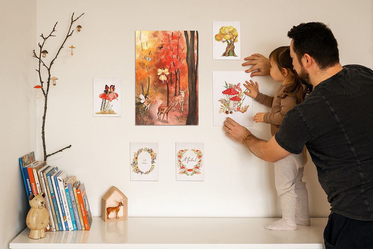 Fairy Autumn Forest Animals & Floral, an Animal Illustration by Catch the Dream Art (Photo 2 of 20)
