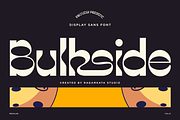 Bulkside - Display Sans Font, a Sans Serif Font by RagamKata (Thumbnail 1 of 9)