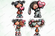 Whimsical Valentine Companions, an Illustration by Creative Art (Thumbnail 8 of 11)