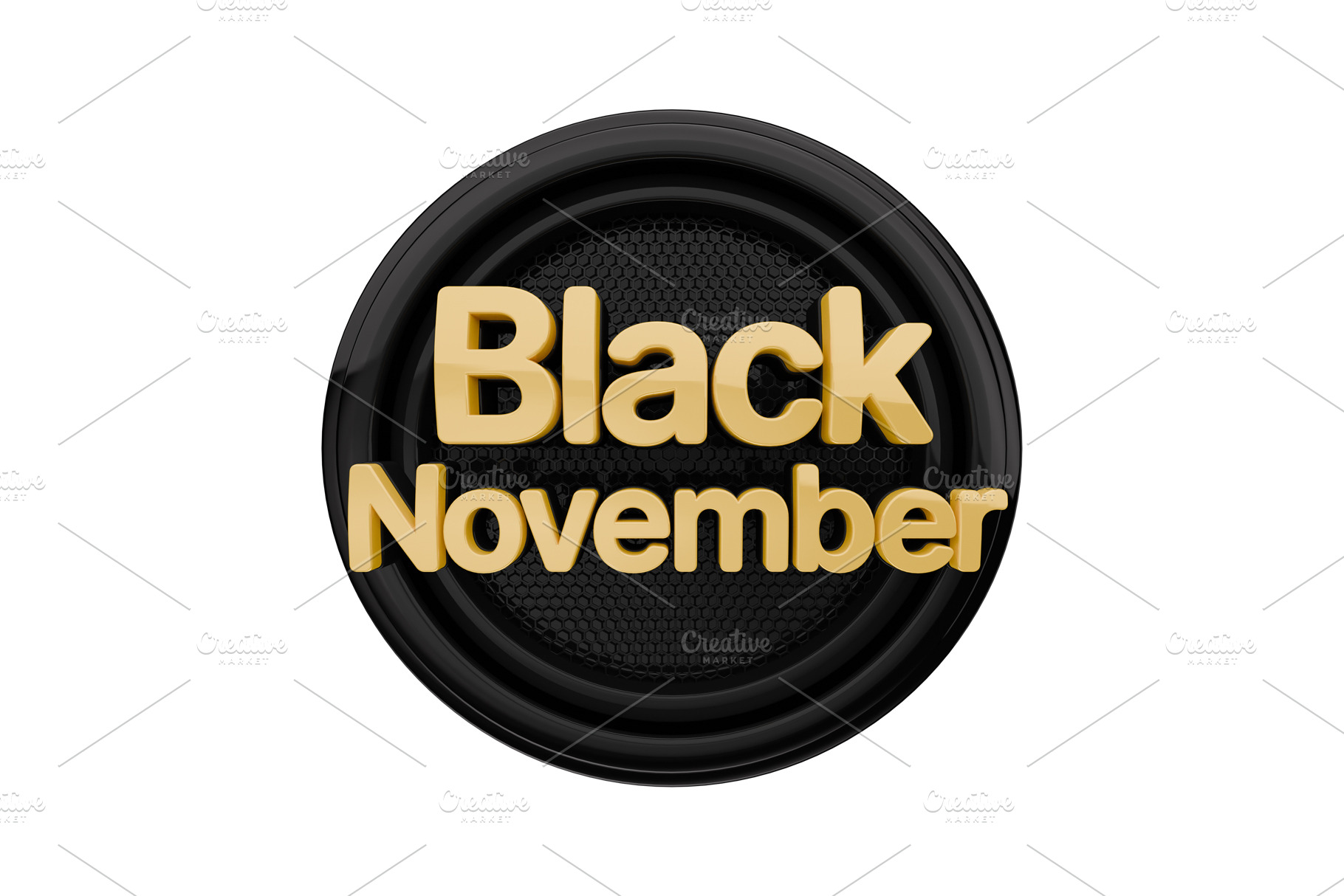 Black November 3D Sale Badge PNG, a Business Photo by jessicamdesign