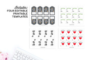 Gift Tag Templates for Illustrator, a Templates & Theme by Michelle Hickey Design (Thumbnail 2 of 5)