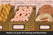 Bistro Markers for Procreate, a Brush Add-On by Biso Studio (Thumbnail 3 of 6)
