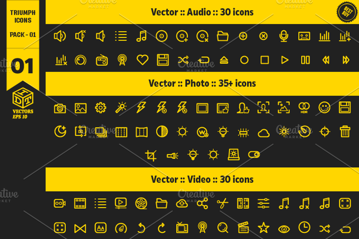 Triumph Icons Pack 01