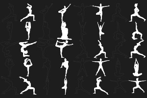 Yoga Pose Figures Set 1 Procreate