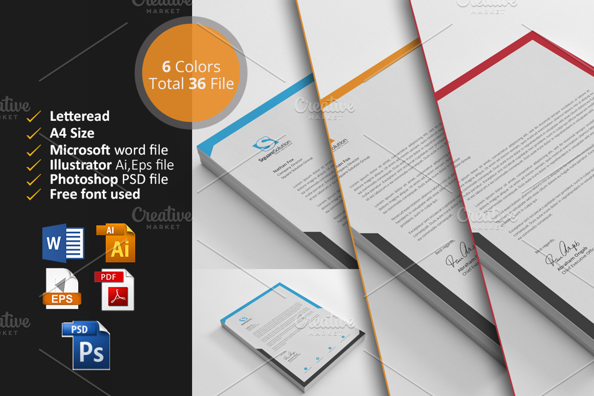 Letterhead, a Stationery Template by Cristal Pioneer (Photo 1 of 9)