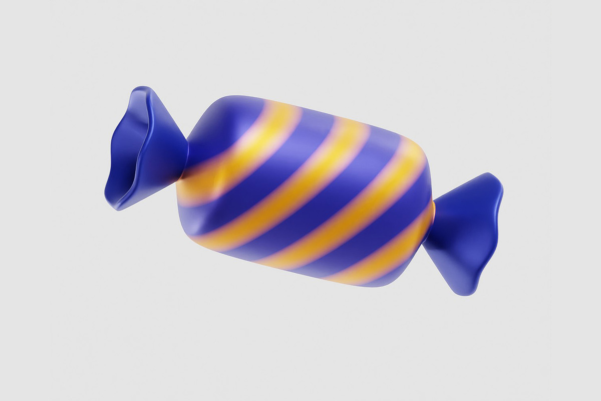 wrapped candy, an Object 3D Model by fahad121 (Photo 1 of 7)