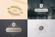 50 ornaments logos & monograms, a Branding & Logo Template by Vasya Kobelev (Thumbnail 9 of 12)