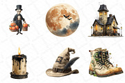 Beige & Black Halloween Clipart, an Illustration by DreamPrint404 (Thumbnail 5 of 5)
