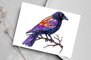 Halloween Stained Glass Clip art, an Illustration by Canvas Craft (Thumbnail 2 of 7)