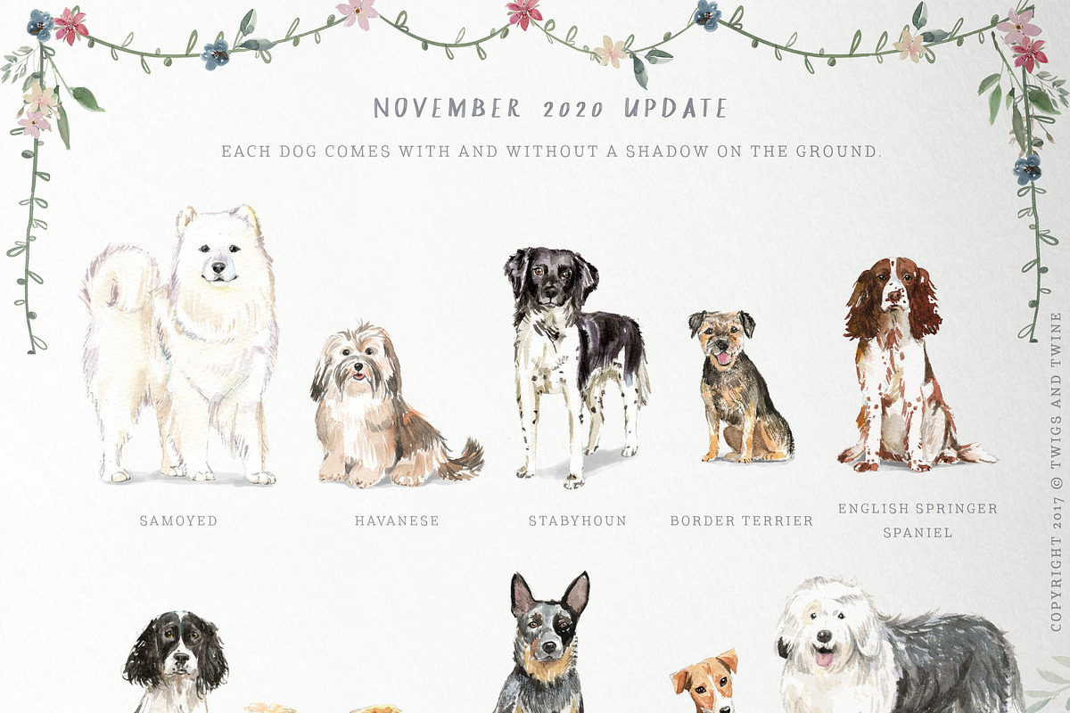 Muddy Paws Dog Clipart, an Animal Illustration by Twigs and Twine (Photo 4 of 12)