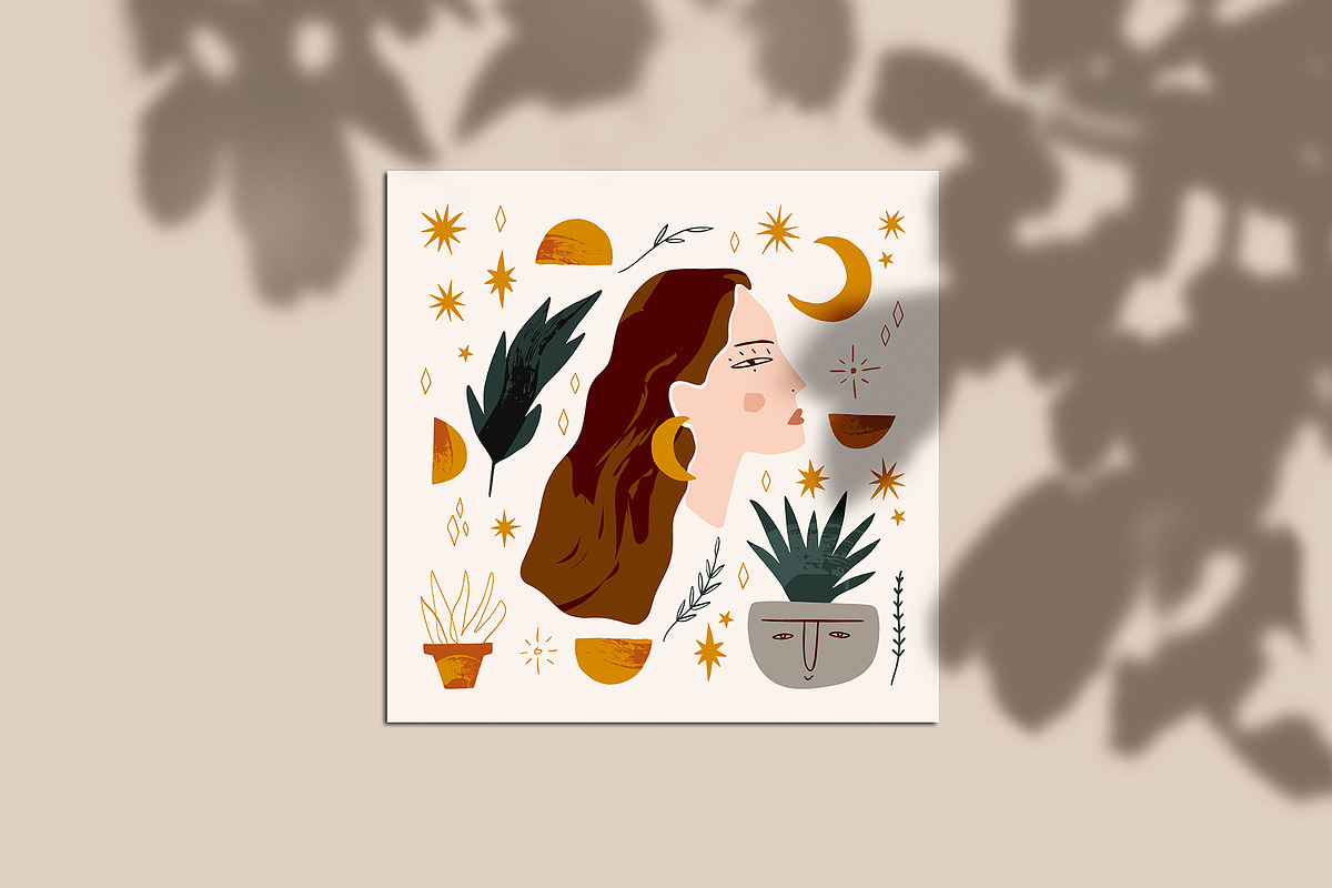 Plant Lady Bundle, a Decorative Illustration by Annie Konst (Photo 8 of 22)