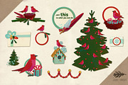 Graphics Bundle: Holiday Birdies, a Templates & Theme by Jenny Hansen Suites (Thumbnail 5 of 5)