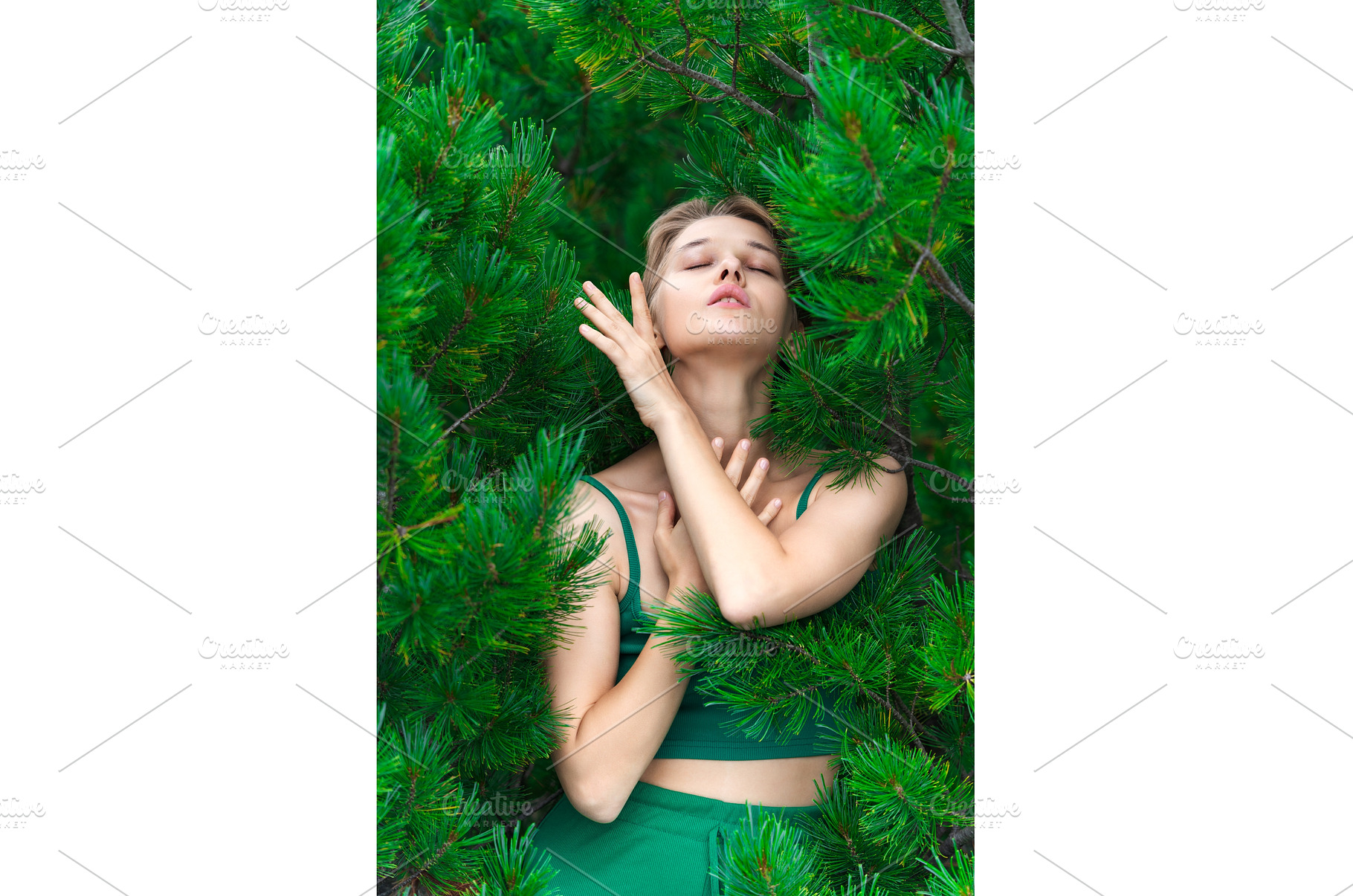 Portrait of female model with eyes, a Person Photo by Alexander-Piragis