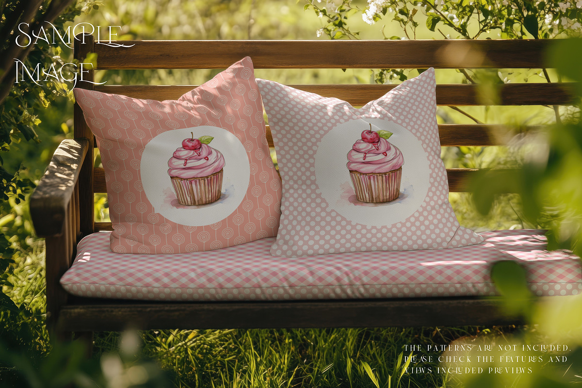 Outdoor Pillows & Bench Cushions, a Mockup by mock-ups (Photo 13 of 14)