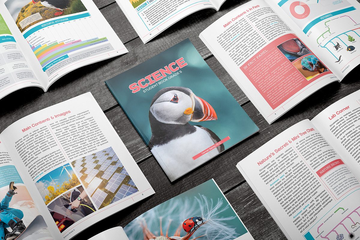 Science Textbook Template 4.0 A4+US, a Magazine Template by fisihsani (Photo 4 of 9)
