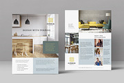 Interior Design Datasheet Template, a Flyer Template by StockLayouts (Thumbnail 1 of 5)