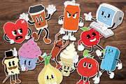 Retro Cartoon Character Collection, an Illustration by Shyeno (Thumbnail 18 of 18)