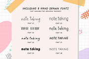 Note Taking Font Bundle (8 Fonts), a Font by Lollipop Hand Drawn (Thumbnail 2 of 11)