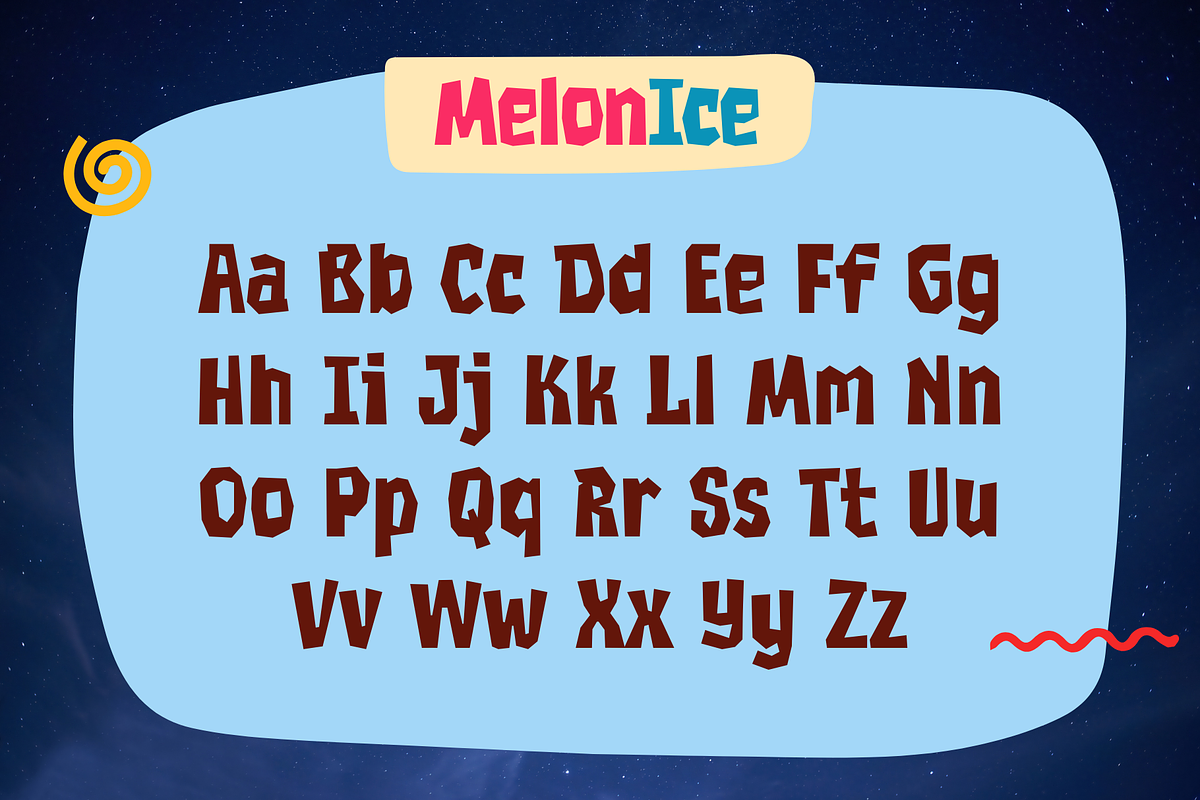 Melon Ice - Playful Font, a Handwritten Font by Sronstudio (Photo 12 of 12)