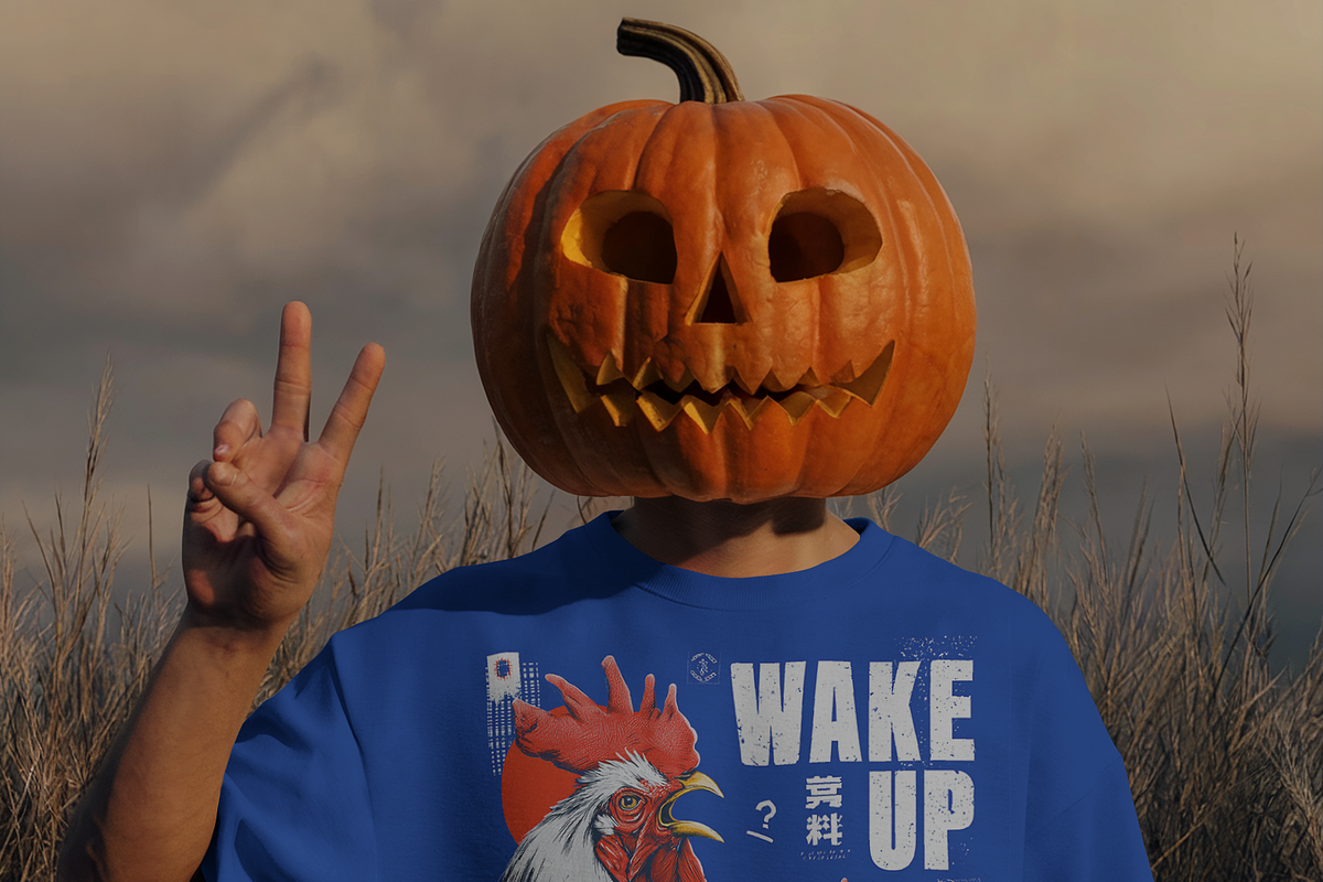 Halloween T-Shirt Mockup Psd, a Shirt Mockup by mockeyai (Photo 2 of 3)