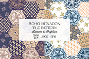 Boho Tile Seamless Pattern Bundle, a Pattern Graphic by StudioGlouna (Thumbnail 1 of 9)