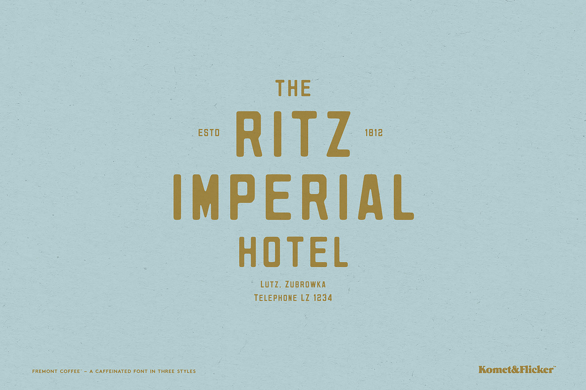Fremont Coffee - A Caffeinated Font, a Sans Serif Font by Komet & Flicker (Photo 4 of 14)