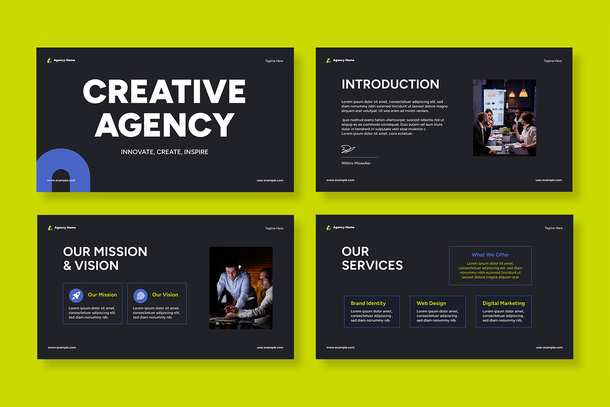 Creative Agency Presentation, a Presentation Template by MightyDesign (Photo 2 of 9)