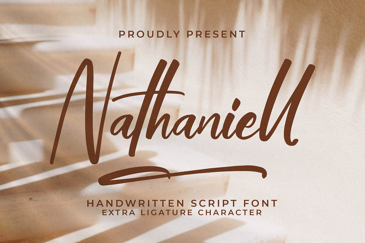 Nathaniell, a Handwritten Font by Integritype Studio (Photo 1 of 15)