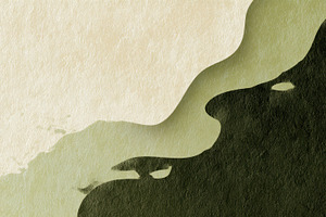 Water and land mix above, a Photo by Beautiful things