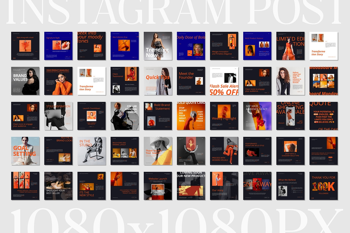 150 Animated Canva Instagram Bundle, a Social Media Template by TheBrightGrap (Photo 10 of 12)