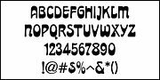 Old Time Nouveau JNL, a Font by Jeff Levine Fonts (Thumbnail 3 of 5)