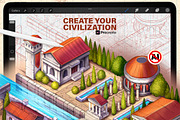Isometric Map Creator - Civilization, a Brush Add-On by AlexandraArt (Thumbnail 2 of 8)