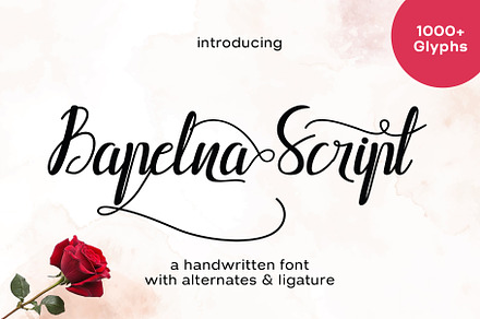 Bapelna Script | A handwritten font