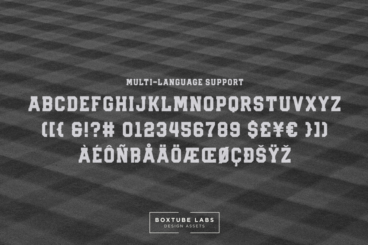 Fanatix - Display Font, a Slab Serif Font by BoxTube Labs (Photo 3 of 4)