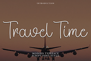 Travel Time, a Handwritten Font by FreshTypeINK (Thumbnail 1 of 7)