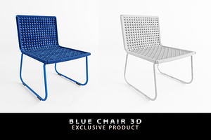 Blue Chair 3D